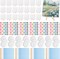 24 Set 8 x 8 Inch Canvas Boards and Easel for Painting, Acrylic Paint Strips, Palettes, Brushes, Canvases Painting Kits for Kids Adults Artists Beginners Oil Acrylic Painting Party Favors